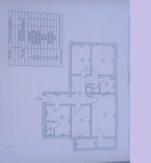 Apartament 4 camere str FRASINULUI -86.5Mp