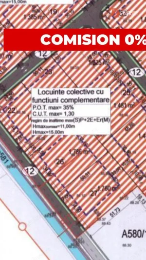 Teren intravilan 3546 mp, S+P+2E+M, Calea Torontalului - imagine 3