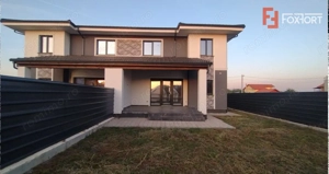 Duplex 5 camere, Becicherecu Mic - Garaj, terasa, Interior la Rosu - imagine 4