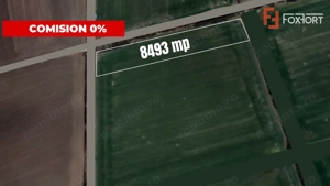 COMISION 0% Teren extravilan agricol, Sacalaz - 8493mp, 2 fronturi  - imagine 2