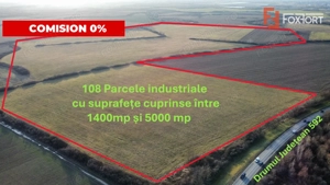 COMISION 0% Parcela Teren industrial cu utilitati, acces TIR - Mosnita - imagine 2