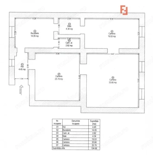 Apartament 3 camere in cladire istorica, 104 mp utili - Piata Maria - imagine 20