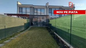 Casa insiruita, 4 camere, Sacalaz - arhitectura moderna, 2 locuri de parcare