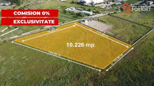 COMISION 0% Teren intravilan de 10.226 mp, 53euro/mp, zona Chisoda