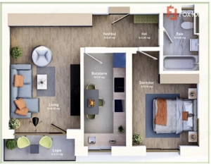 COMISION 0% Apartament cu 2 camere, loc de parcare, bloc nou, zona Mehala - imagine 2