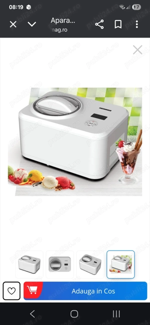 Aparat de facut înghețată 