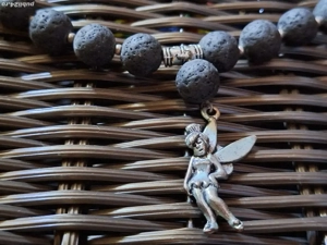 Clopotica-Set personalizat din lava vulcanica si elemente metalice-Nou! 