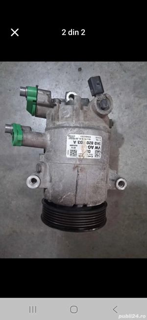 Vând compresor ac vw Passat cc stare perfectă de funcționare compatibil cu multe modele  gama vag  - imagine 2