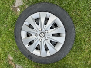 De vinzare 4 roti complete cu anvelope de vară 185/60/15 cu jante de oțel - imagine 4