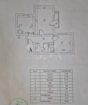 2 camere, decomandat, et 3/10-Drumul Taberei, Bdul 1 Mai. - imagine 11