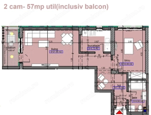 Apartament 2 camere Tomis Nord Campus - imagine 10