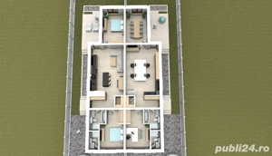 Duplex în Moșnița Nouă(Albina),58 mp utili,80(constr),la cheie,250 mp teren,99000 !  Comision 0%! - imagine 5