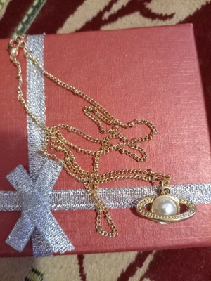 Colier cu perla nou gablonz