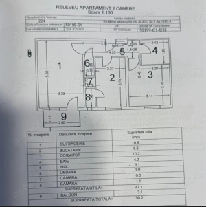 Apartament 2 camere -DECOMANDAT -centrala gaz