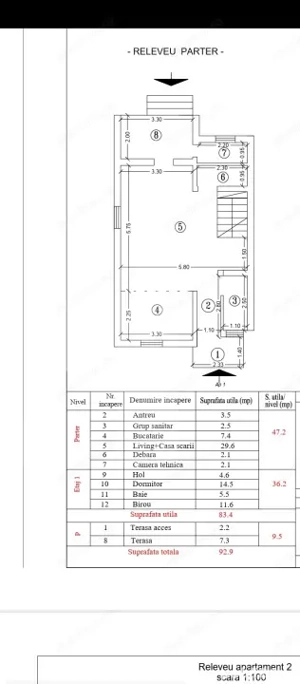 Jumatate Duplex Mosnita 83 mp 138.000 Euro - imagine 4