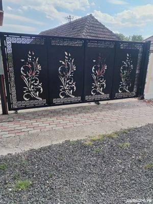 Porti metalice pe comanda - porti tabla debitata CNC