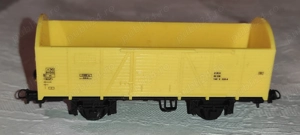 totul de la MEHANO scara HO   16.5 mm locomotiva tip aburi  4 vagoane de marfa  - imagine 2