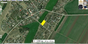 Com. Ileana - Calarasi, 4000 mp. teren si casa de vacanta cu deschidere la Balta