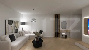 Apartament cu 3 camere, 78.98 mp si 13 mp terasa, zona Bradet - imagine 2