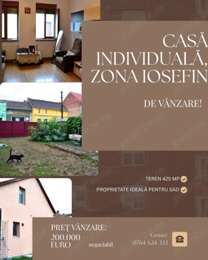 Casă individuală, zona Iosefin