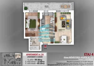 Apartament 2 Camere, Titan-Nicolae Grigorescu,Metrou