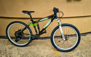 Bicicleta copii full suspension 24" custom build