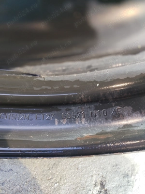 Vând jante tabla r15 stare perfecta 350 lei negociabil nr tel 0735817136  - imagine 3