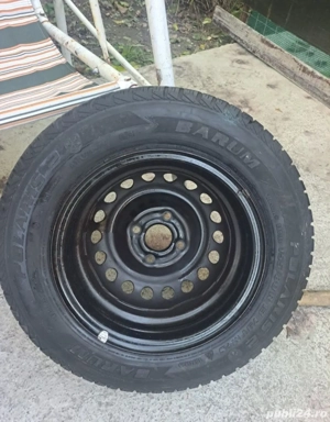 Cauciuc 155/80 R13 79 TM+S cu janta stare foarte bună - imagine 3