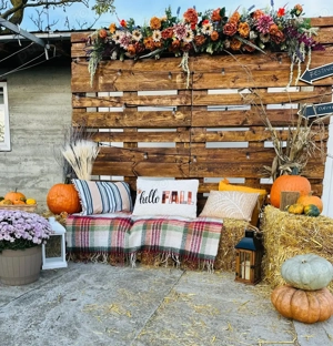 Foto corner tematic-decor de toamna