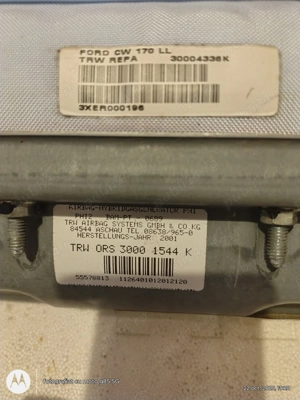 Airbag pasager Ford Focus 1 1.6 benzina an 2001 - imagine 2