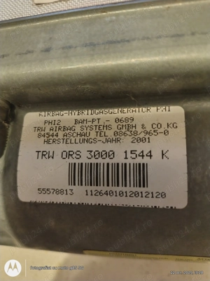 Airbag pasager Ford Focus 1 1.6 benzina an 2001 - imagine 3