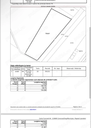 Teren Intravilan 33500 mp Popesti Leordeni - imagine 8