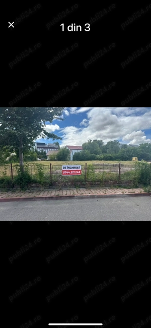 Închiriez teren în Botoșani 2000mp