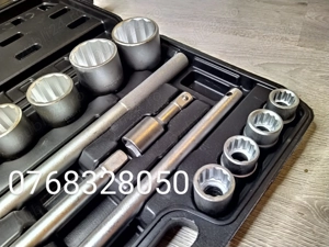 Set 21 chei tubulare Profesionale Boxer 12 puncte 3/4" 19-50mm - imagine 3