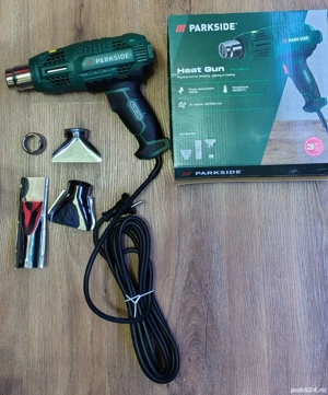 pistol cu aer cald parkside 2000 w, doua trepte ,350 - 600  C, Nou!