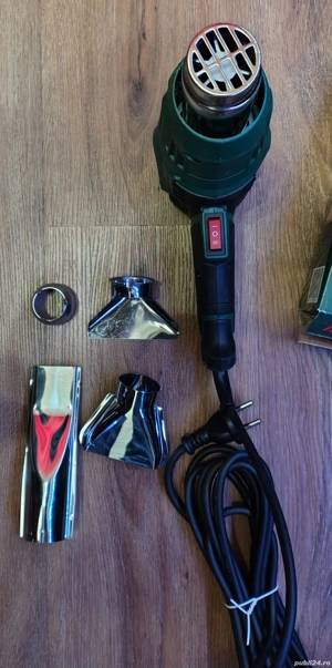pistol cu aer cald parkside 2000 w, doua trepte ,350 - 600  C, Nou! - imagine 2