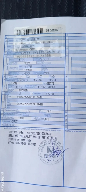 vind Vw Caddy 2.0 TDI Euro 5  2013 7 locuri - imagine 10