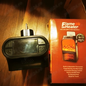 aeroterma portabila cu lumina de veghe radiator incalzitor cabina ghereta ghiseu taraba - imagine 2