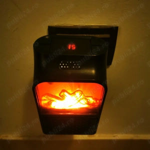 aeroterma portabila cu lumina de veghe radiator incalzitor cabina ghereta ghiseu taraba - imagine 5