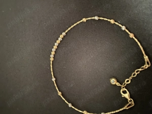 Brățară aur 14 k, semifixa  - imagine 3
