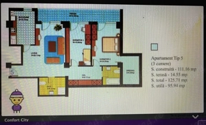 De Vanzare Apartament 3 camere complet utilat direct proprietar - imagine 7