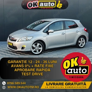 Toyota Auris Hybrid - cutie automata - 1.8 benzina - 99 c.p. - 2013 - euro 5