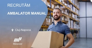 Recrutăm în Cluj ambalator manual pe perioada nedeterminata