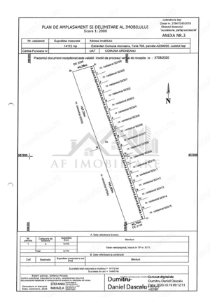 Aroneanu teren 8503 deschidere la doua strazi utilitati la ambele capete s-a demarat procedura de PU - imagine 2