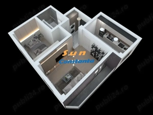 Apartament 2 Camere, Et. 3, 60 mp  - 78.000 EUR - imagine 7