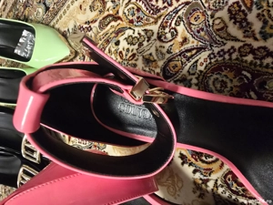 pantof stil sanda 2 culori versace