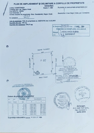 Teren intravilan central, 540 mp, Negru-Vodă, jud. Constanța