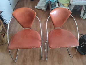 Scaun birou vizitator piele ecologica