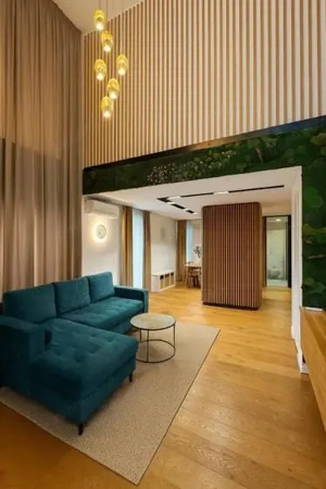 Duplex spectaculos, 5 camere, grădină privată, parter înalt, Cloud 9