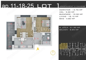 2 Camere Direct Dezvoltator /Credit Ipotecar 15% - imagine 2